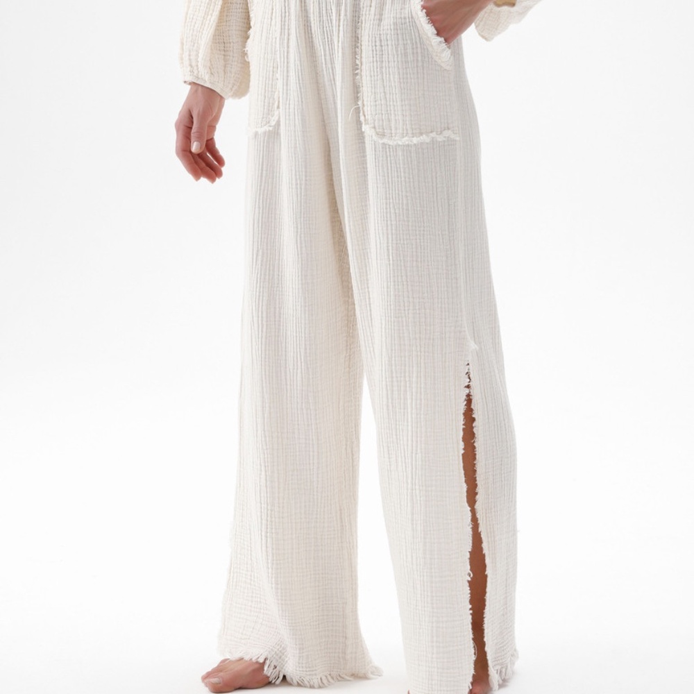 Simpuna Crinkle Slit Pants